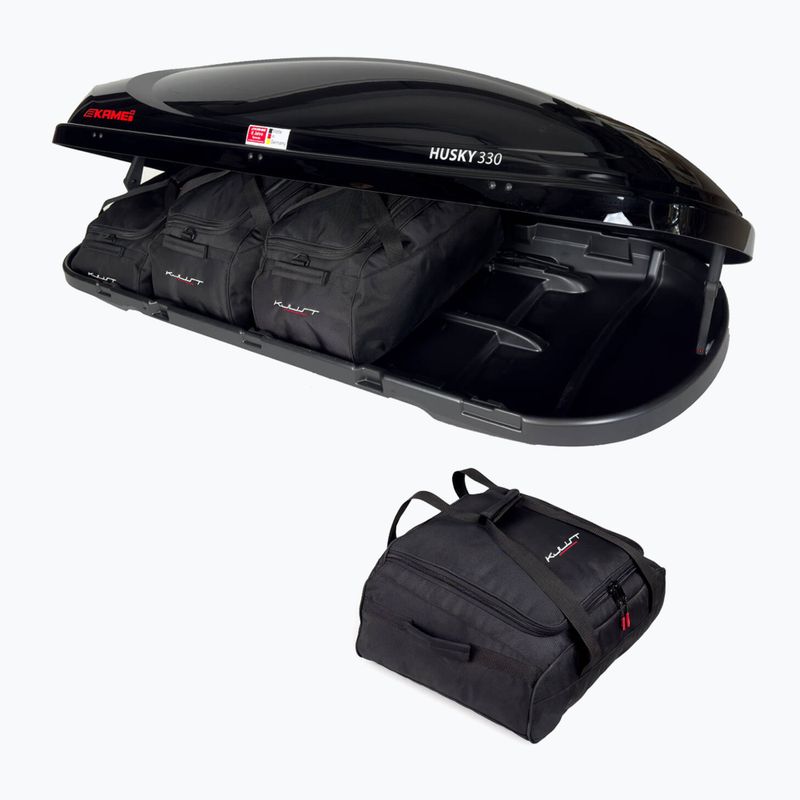 Zestaw toreb do boxa dachowego KJUST Kamei Husky 330 4 szt. czarny 3