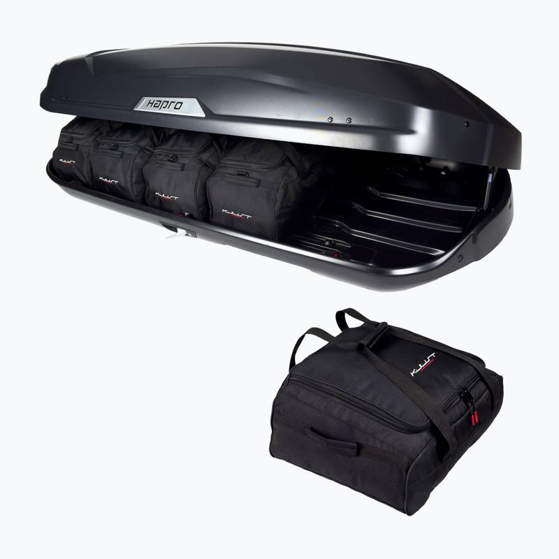 Zestaw toreb do boxa dachowego KJUST Hapro Trivor 560 5 szt. czarny 3