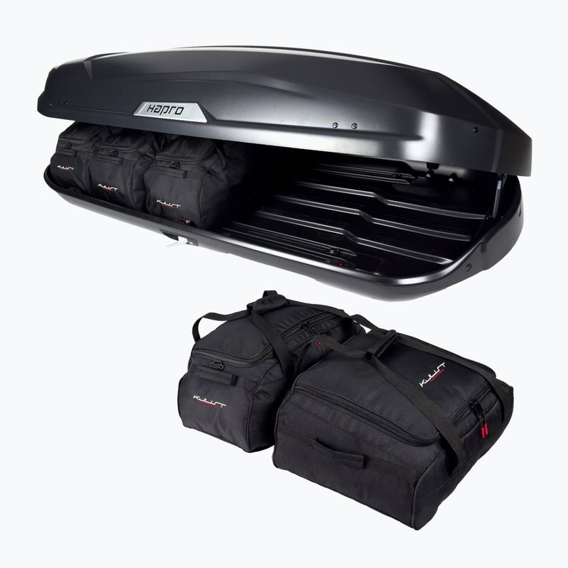 Zestaw toreb do boxa dachowego KJUST Hapro Trivor 560 5 szt. czarny 4