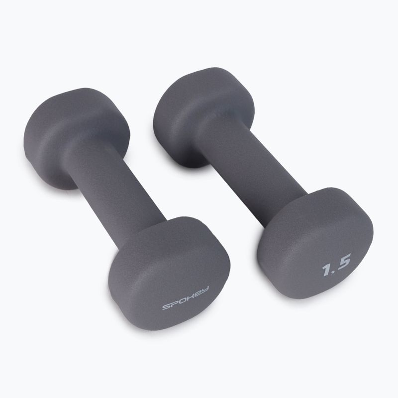 Hantle Spokey Shape IV 2x1,5 kg szare 921562 2