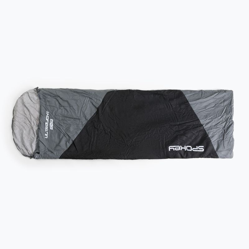 Śpiwór Spokey Ultralight 600II czarno-szary 922251 2