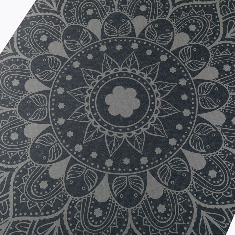 Mata do jogi Spokey Yoga Mandala 4 mm szara 929857 4