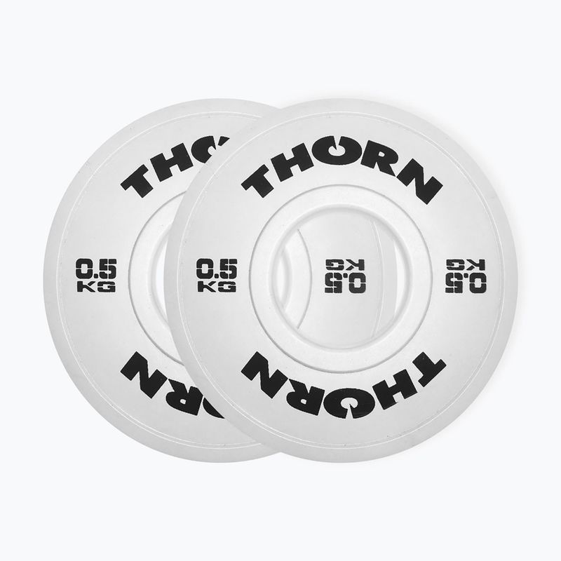 Obciążenie THORN FIT Fractional 2 x 1 kg white/black