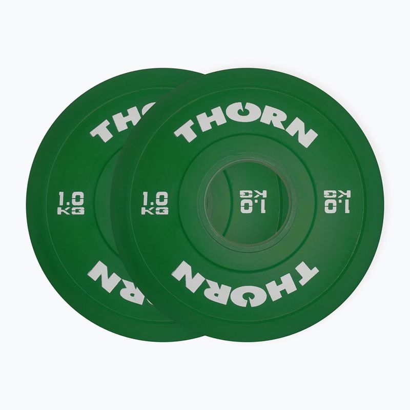 Obciążenie THORN FIT Fractional 2 x 2 kg green/white