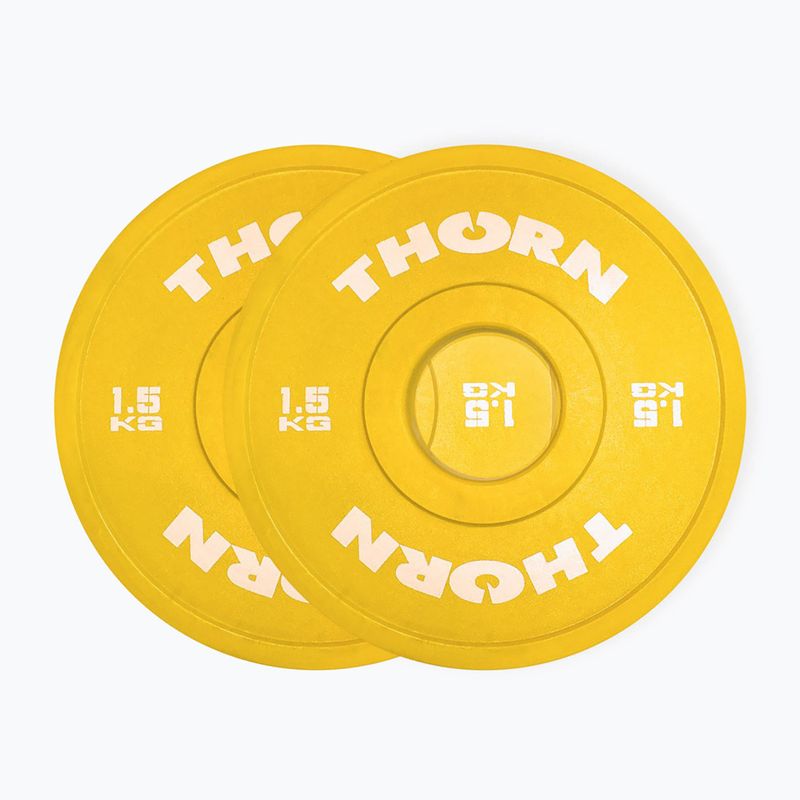 Obciążenie THORN FIT Fractional 2 x 3 kg yellow/white