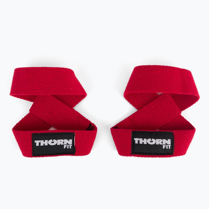 Paski do podnoszenia ciężarów THORN FIT Lifting Straps red 2