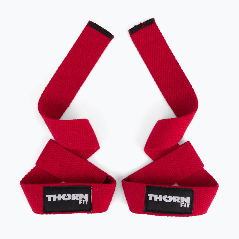 Paski do podnoszenia ciężarów THORN FIT Lifting Straps red 3