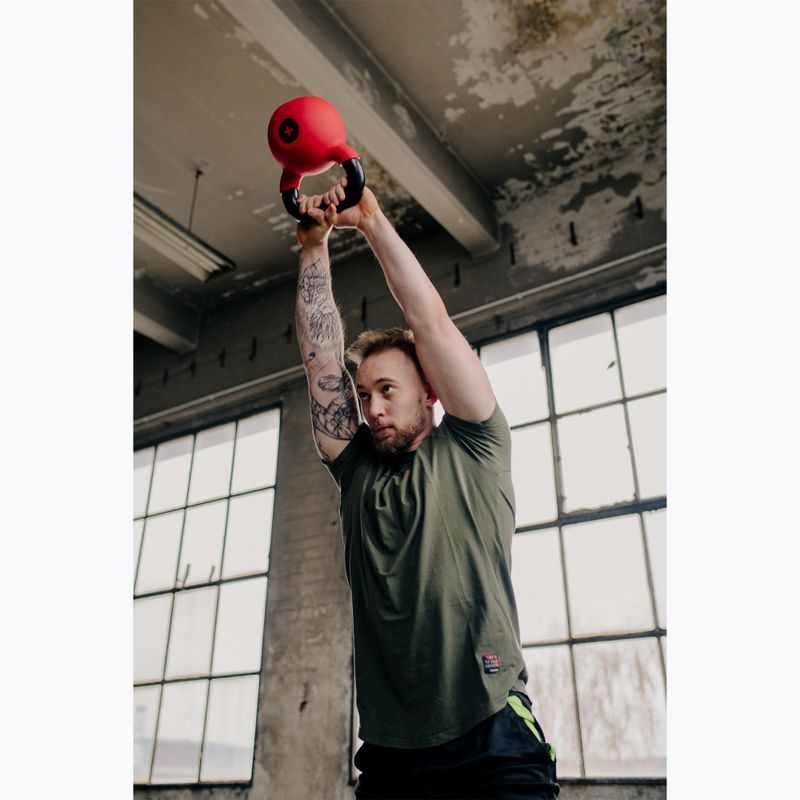 Kettlebell THORN FIT Cast Iron 16 kg czerwony 4