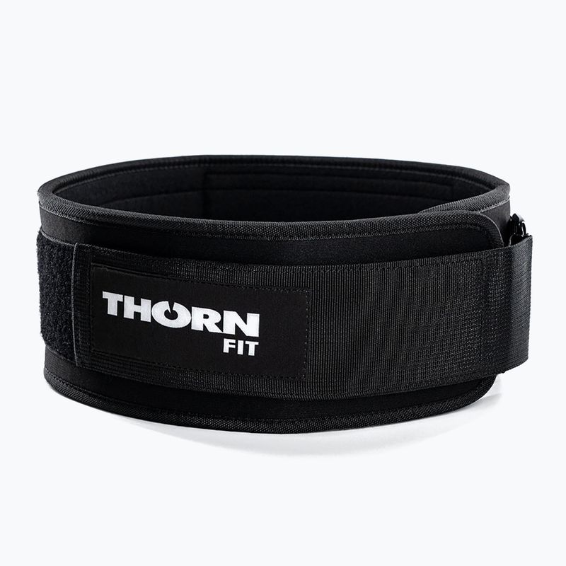 Pas do podnoszenia ciężarów THORN FIT Pro Logo black/white 2