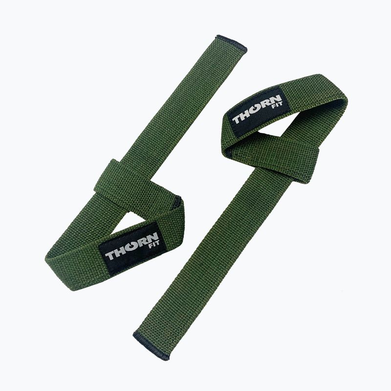 Paski do podnoszenia ciężarów THORN FIT Lifting Straps green