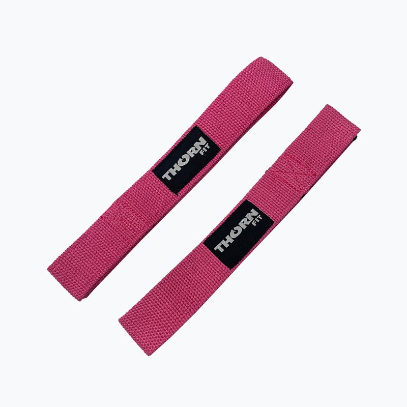 Paski do podnoszenia ciężarów THORN FIT Lifting Straps pink 2