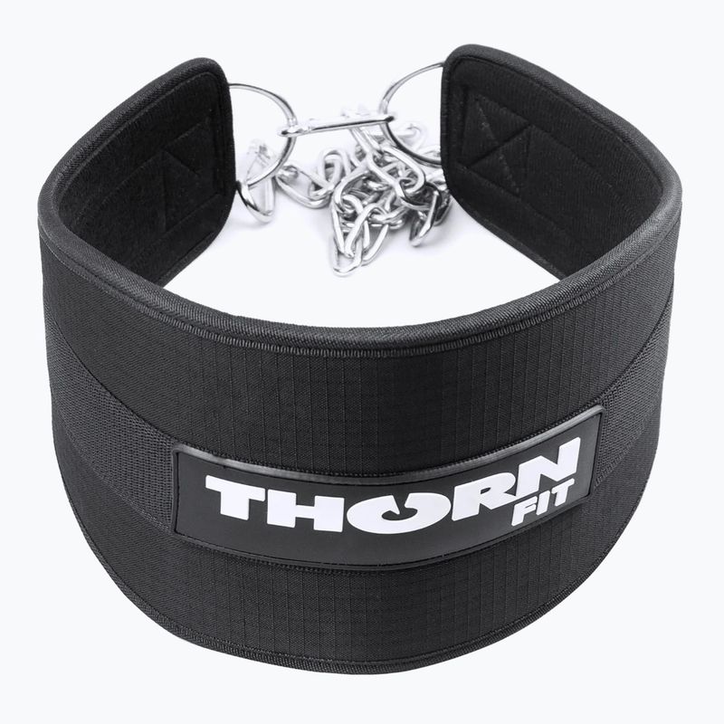 Pas do podnoszenia ciężarów THORN FIT Dip Logo black