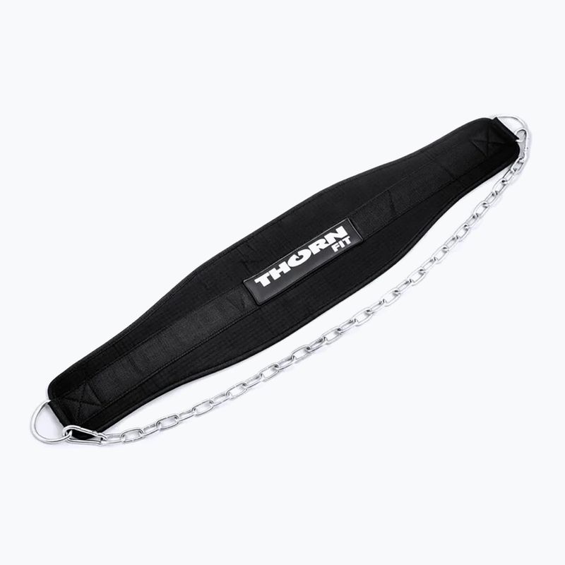 Pas do podnoszenia ciężarów THORN FIT Dip Logo black 3