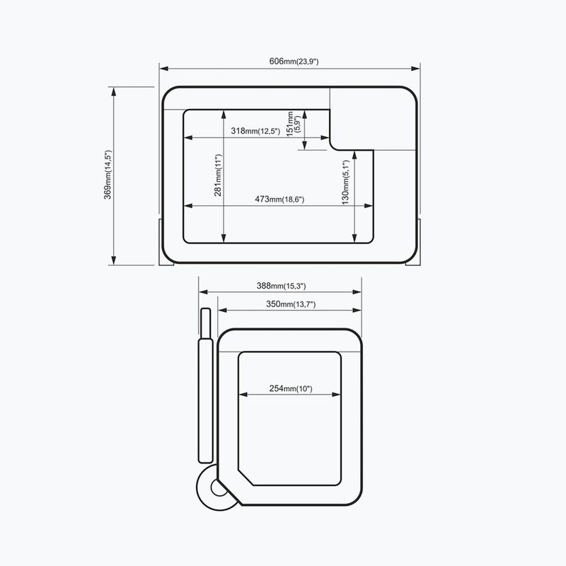 Lodówka turystyczna Yolco BX30 28 l grey 20