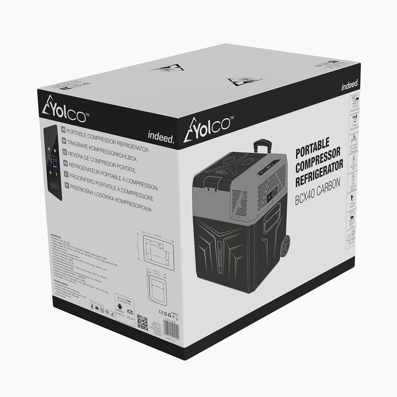 Lodówka turystyczna Yolco BX40 39 l carbon 20