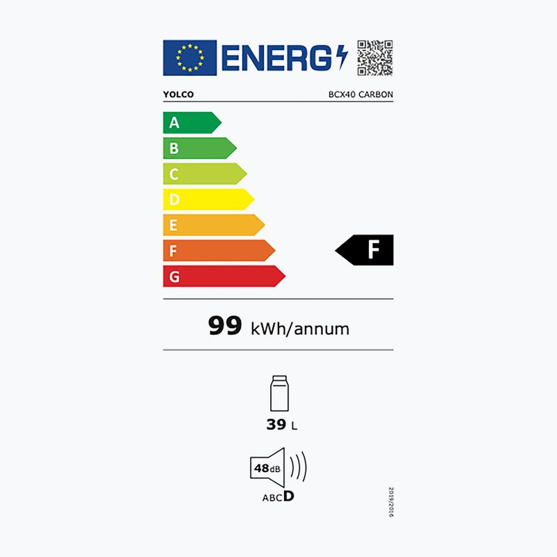 Lodówka turystyczna Yolco BCX40 39 l carbon 2