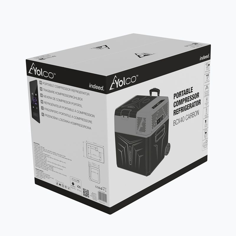 Lodówka turystyczna Yolco BCX40 39 l carbon 16
