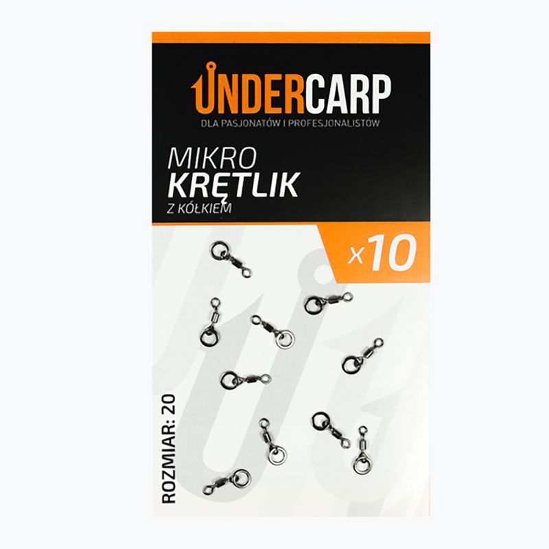 Krętlik karpiowy z kółkiem UnderCarp Mikro