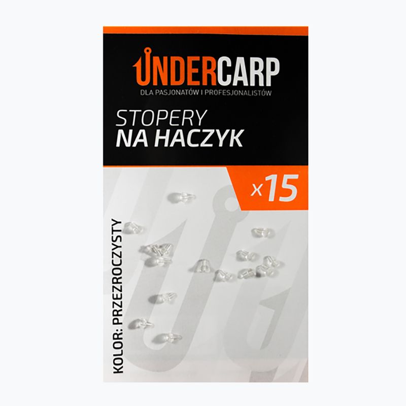 Stopery na haczyk UnderCarp UC189 clear