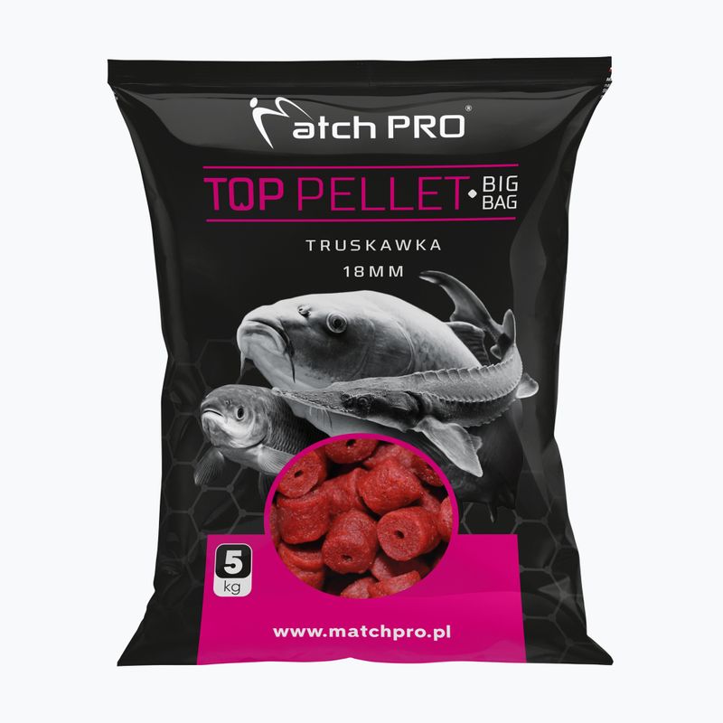Pellet karpiowy MatchPro Big Bag Truskawka 18 mm 5 kg