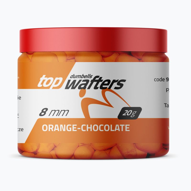 Przynęta haczykowa dumbells MatchPro Top Wafters Orange Choco 8 mm