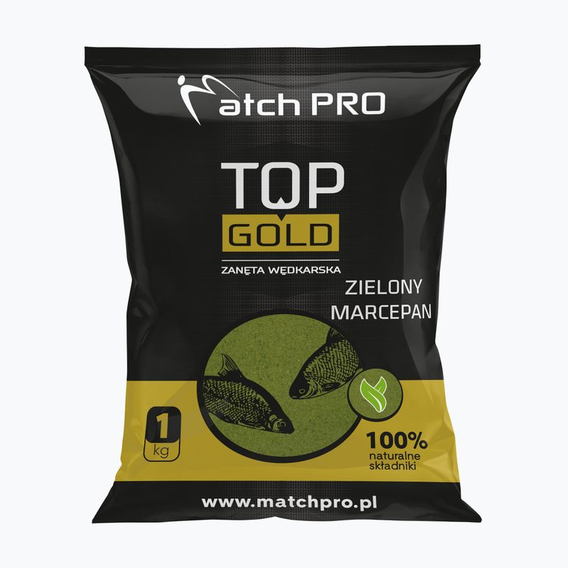 Zanęta wędkarska MatchPro Top Gold Zielony Marcepan 1 kg