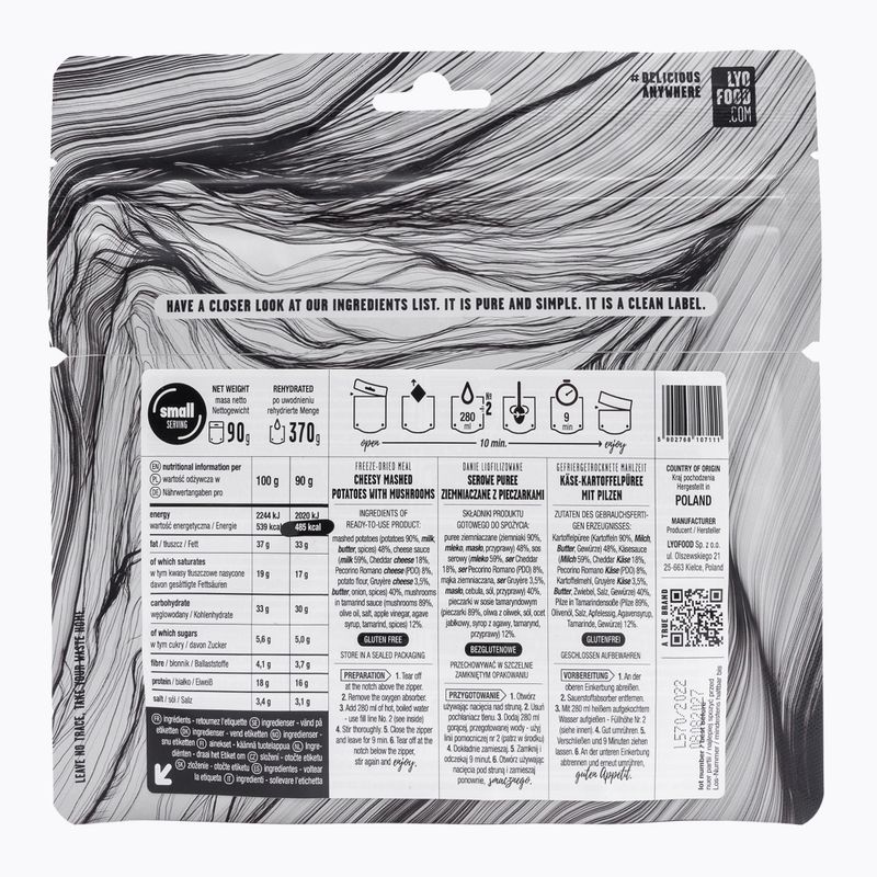 Żywność liofilizowana LYOFOOD Mash & Cheese 370 g 2