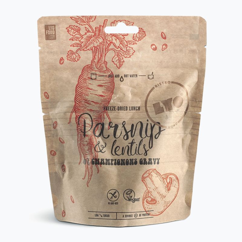 Żywność liofilizowana LYOFOOD Pasternak i soczewica w sosie pieczarkowym 270 g