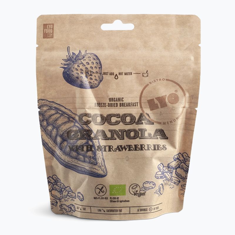 Żywność liofilizowana LYOFOOD Granola kakowa z truskawkami 270 g