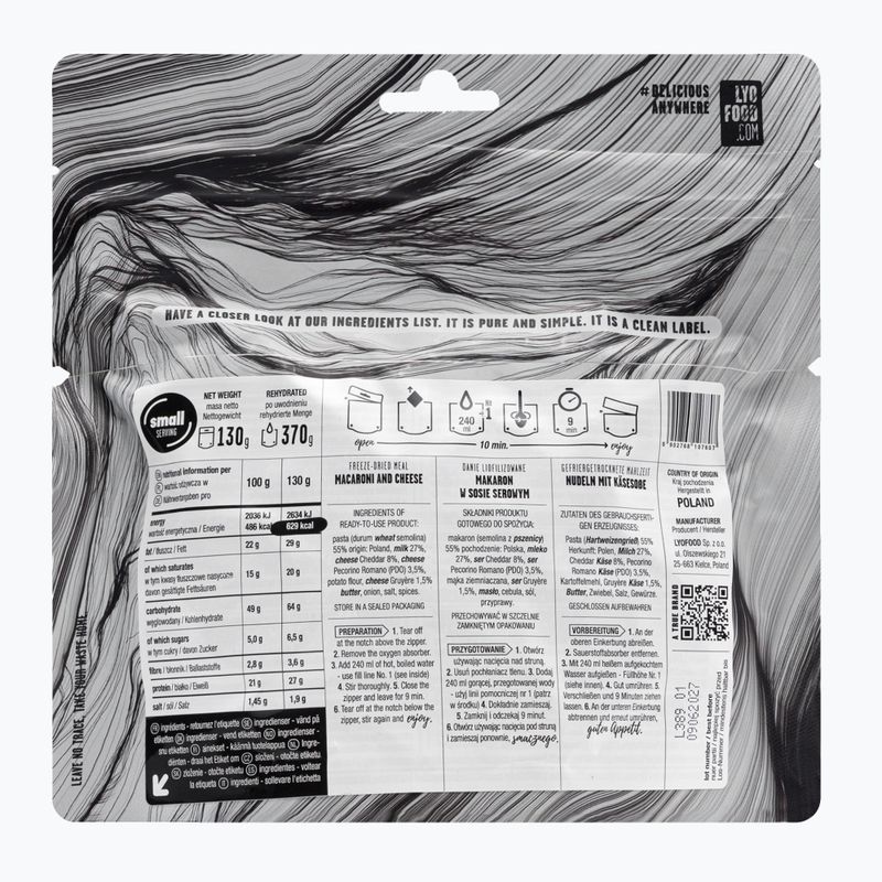Żywność liofilizowana LYOFOOD Mac & Cheese 370 g 2