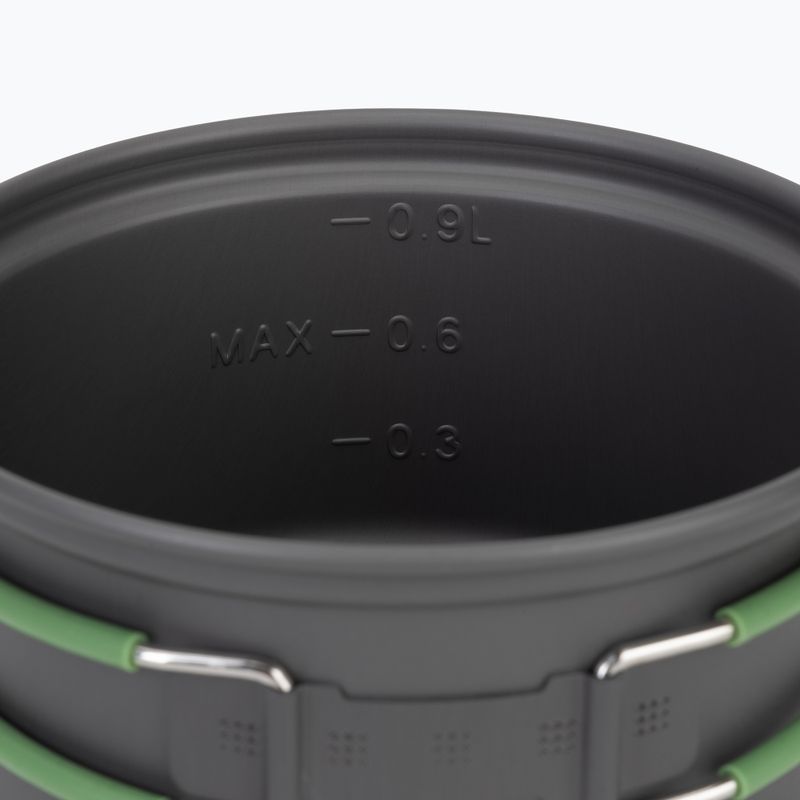 Zestaw naczyń turystycznych Rockland Travel Duo Anodized grey/green 5