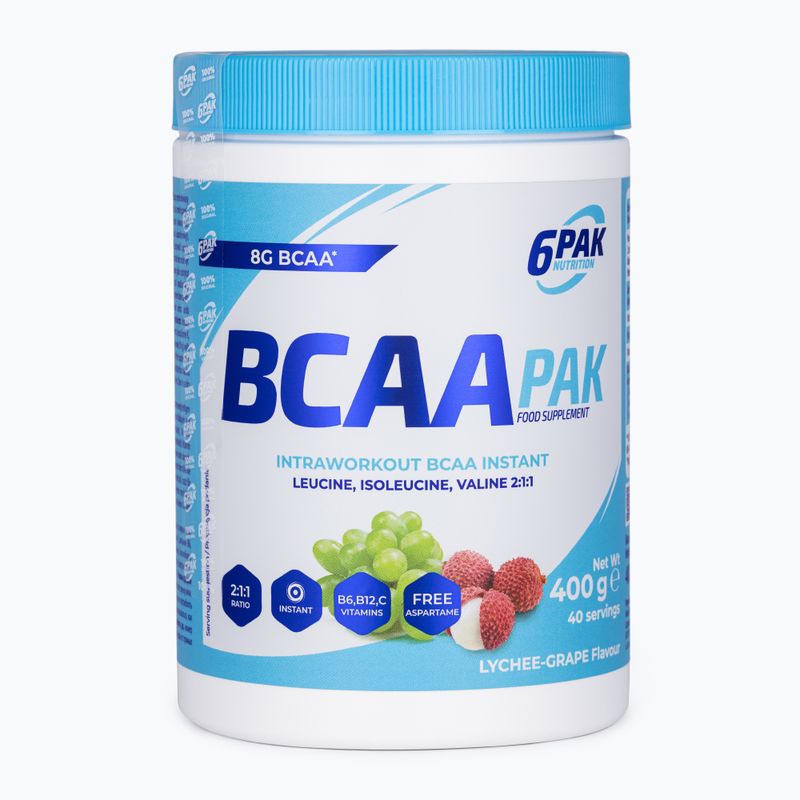 BCAA 6PAK PAK 400 g Lychee Grape