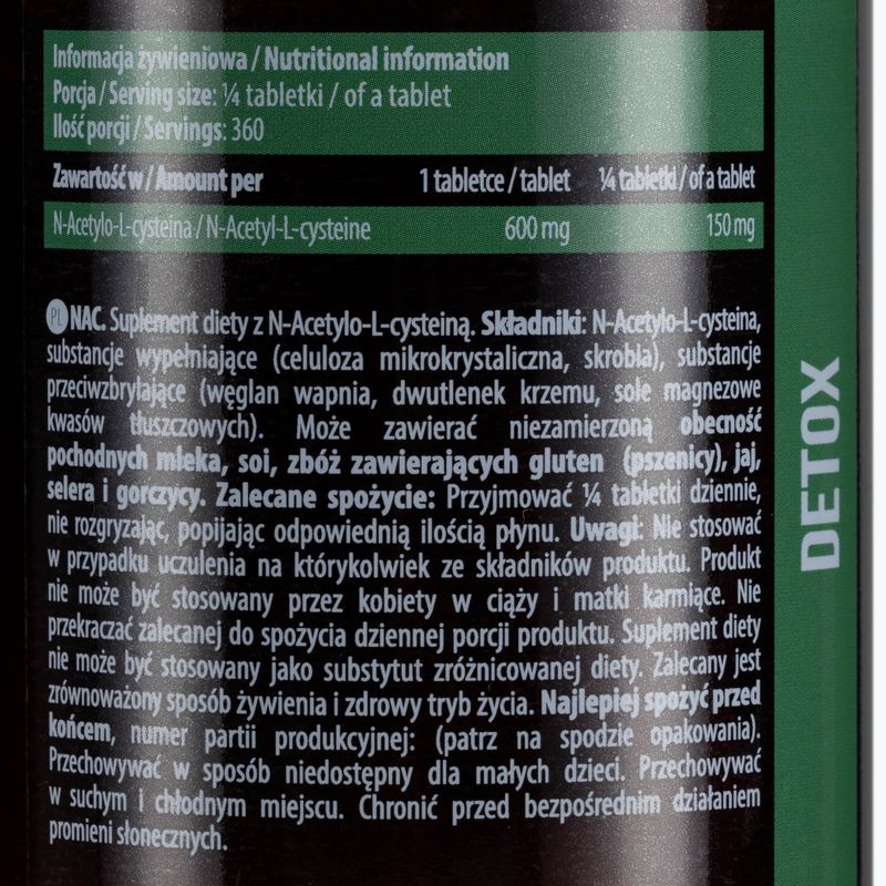 Suplement Essence NAC 600 mg 90 tabletek 2