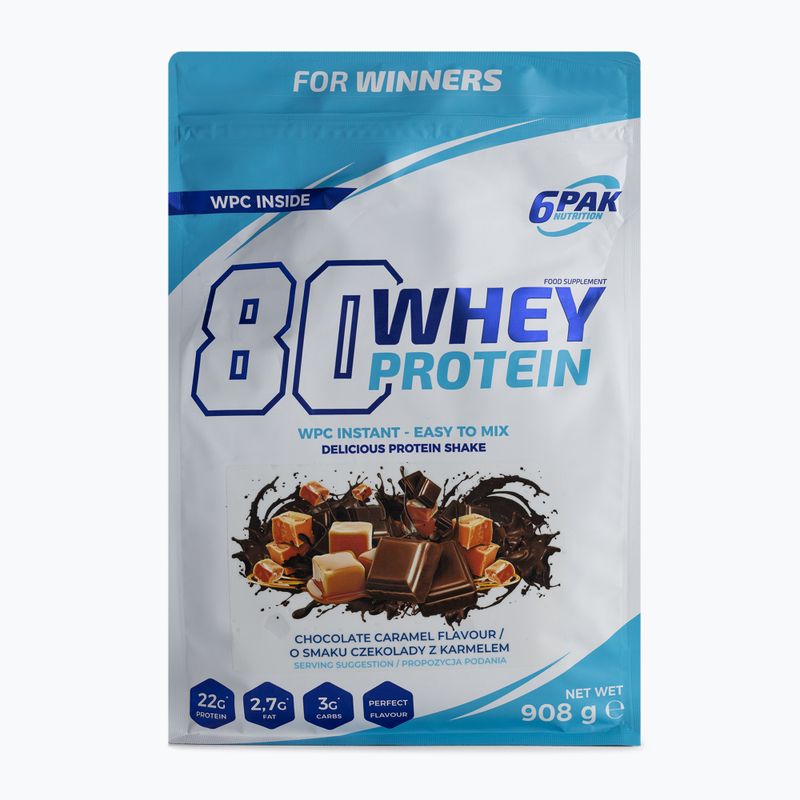 Whey 6PAK 80 Protein 908 g Chocolate Caramel