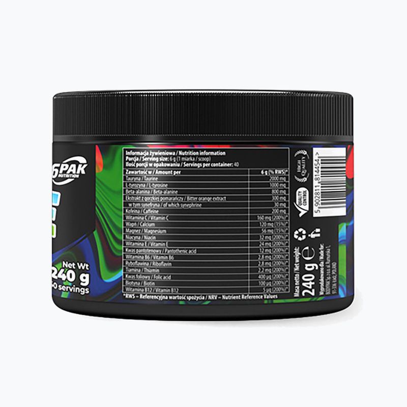 Przedtreningówka 6PAK Craze 240 g Banana Cherry 3