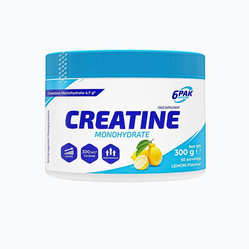 Kreatyna 6PAK Creatine Monohydrate 300 g Lemon