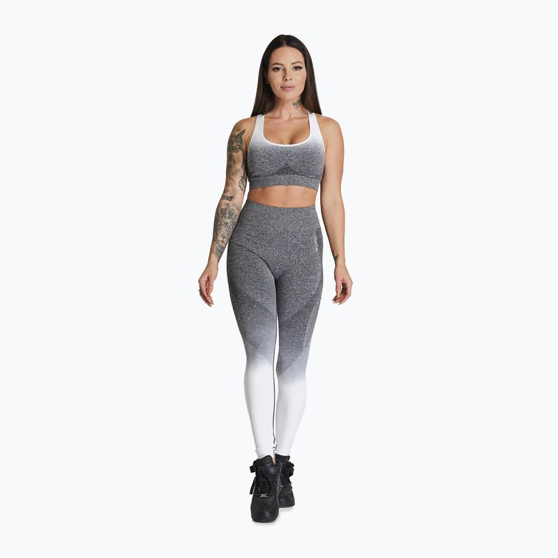 Legginsy damskie Carpatree Phase Seamless grey/white ombre 2