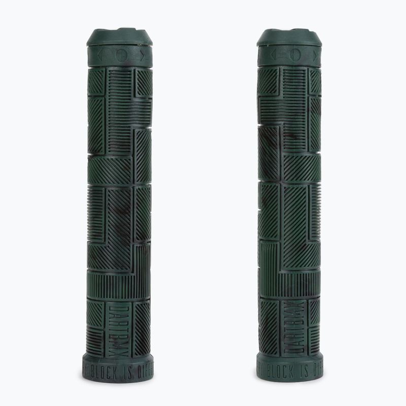 Chwyty kierownicy Dartmoor Block scout green/black