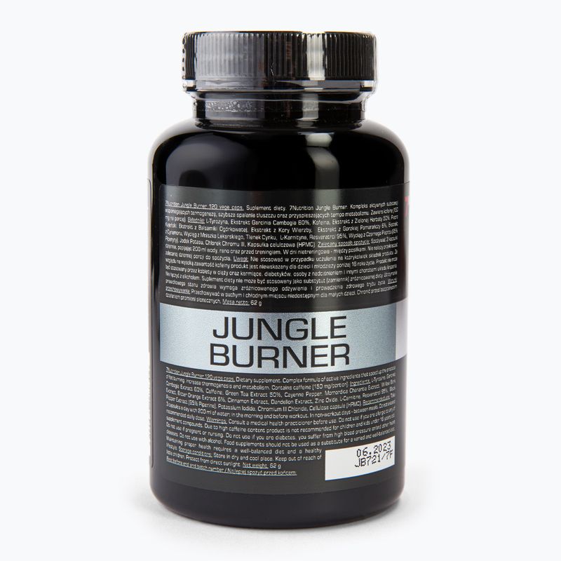 Spalacz tłuszczu 7Nutrition Jungle Burner 120 kapsułek 2