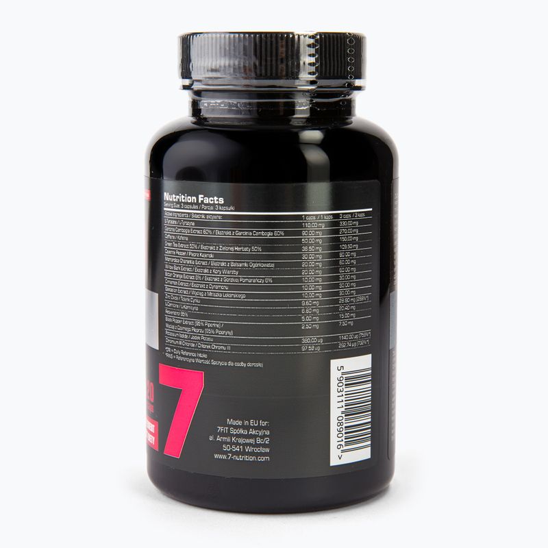Spalacz tłuszczu 7Nutrition Jungle Burner 120 kapsułek 3
