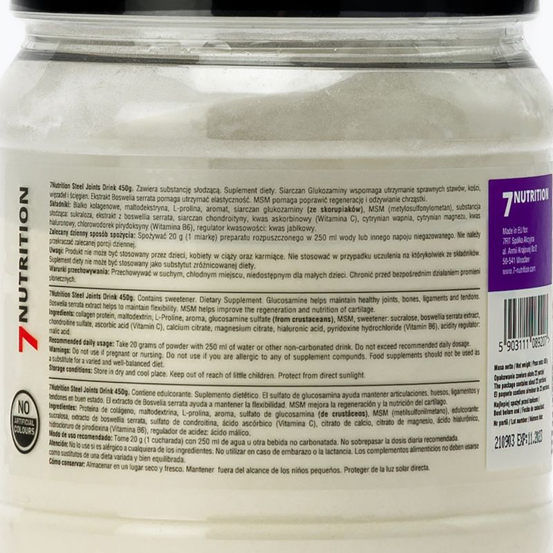 Suplement 7Nutrition Steel Joints Drink 450 g Orange 2