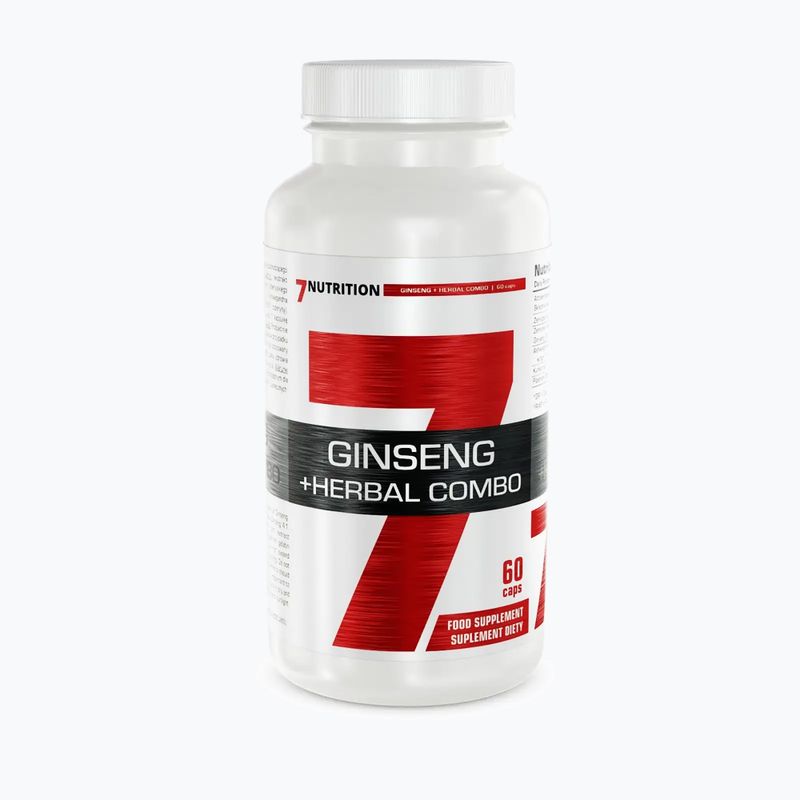 Suplement 7Nutrition Ginseng + Herbal Combo 60 kapsułek