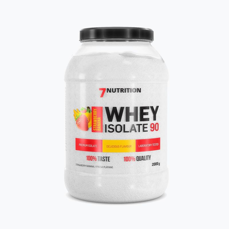 Whey 7Nutrition Isolate 90 2 kg Strawberry Banana 4