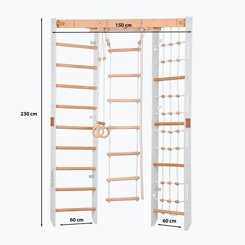 Drabinka gimnastyczna RINAGYM SPR Corner white 2