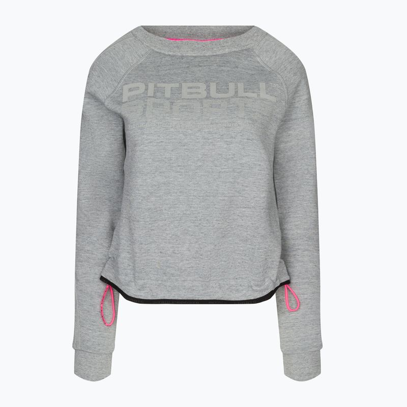 Bluza damska Pitbull Crewneck Athletica grey/melange