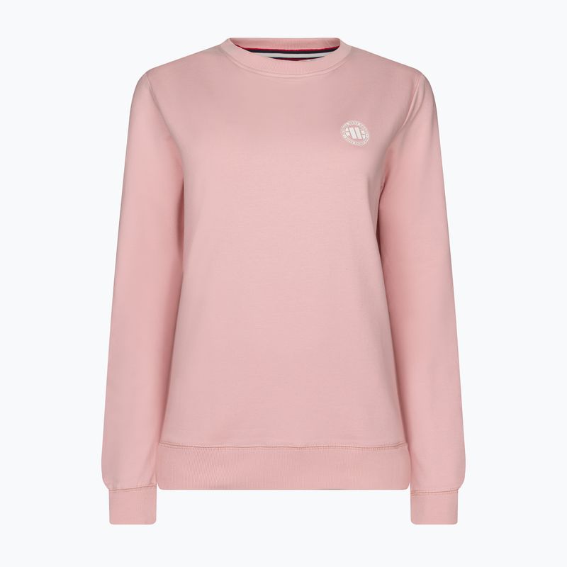 Bluza damska Pitbull Crewneck F.Terry „Small Logo” powder pink