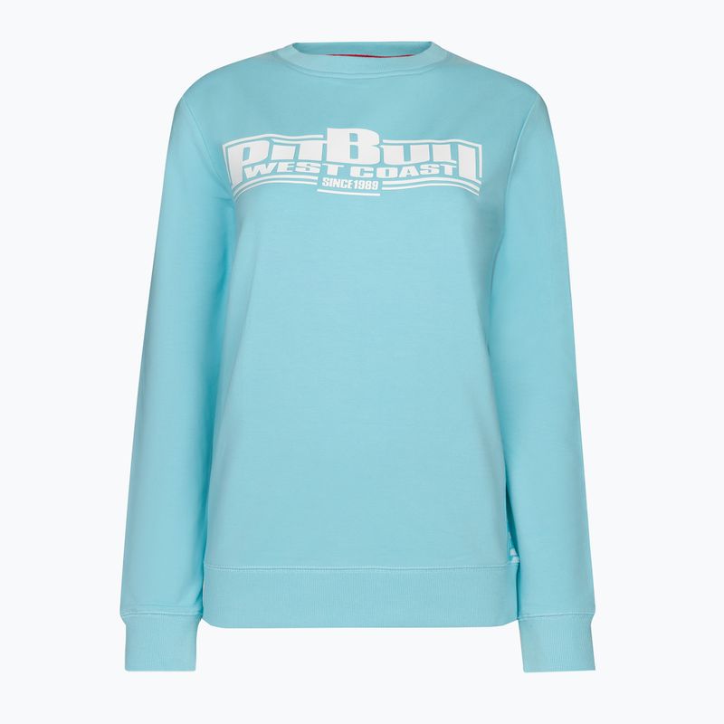 Bluza damska Pitbull Crewneck F.Terry „Boxing" turquise
