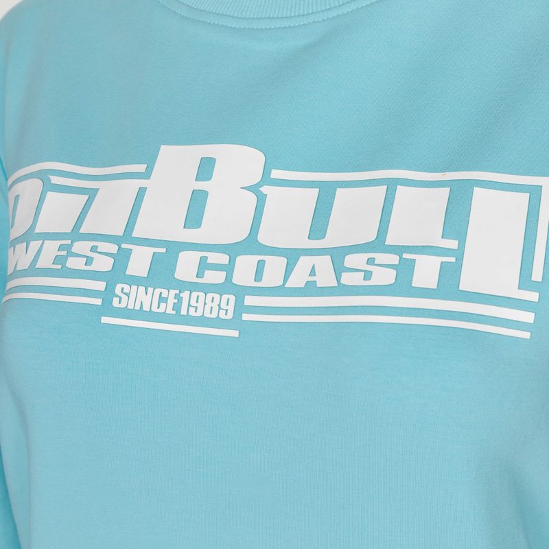 Bluza damska Pitbull Crewneck F.Terry „Boxing" turquise 3