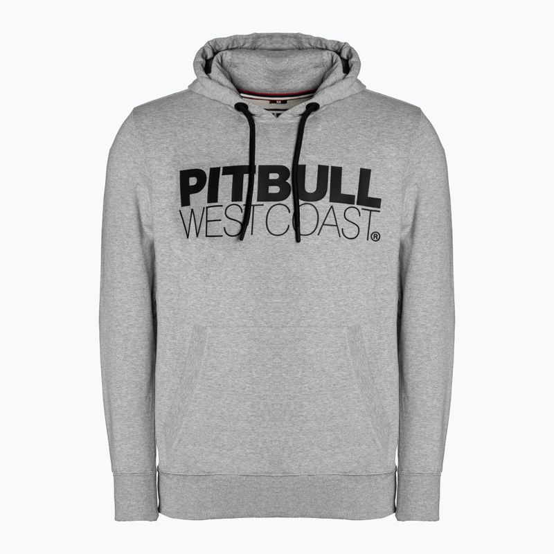 Bluza męska Pitbull Hooded French Terry TNT grey/melange