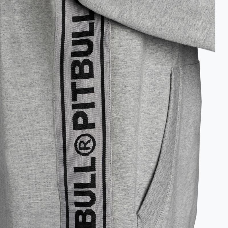 Bluza męska Pitbull Hooded French Terry TNT grey/melange 4